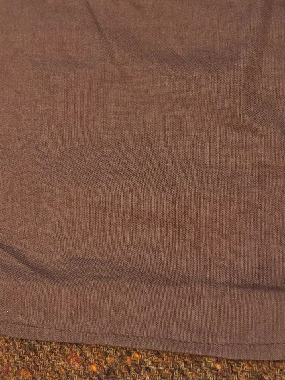 Weekend MaxMara Brown Wool Blend Tweed Pleated A-Line Skirt made in Italy Size 8 - Picture 6 of 9